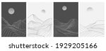 set of creative minimalist... | Shutterstock .eps vector #1929205166