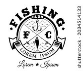 bass fishing logo  vintage ... | Shutterstock .eps vector #2034514133