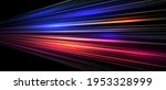 colorful light trails with... | Shutterstock .eps vector #1953328999