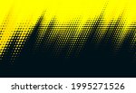 dots halftone yellow and dark... | Shutterstock .eps vector #1995271526