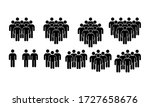 group of people icon set. team  ... | Shutterstock .eps vector #1727658676