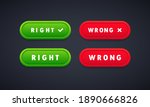 right and wrong green and red... | Shutterstock .eps vector #1890666826