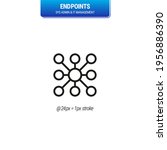Endpoint Icon. User End Point ...