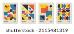 set of 4 minimal vintage 20s... | Shutterstock .eps vector #2115481319
