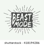 vintage motivation logo  emblem ... | Shutterstock .eps vector #418194286