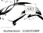 abstract ink background.... | Shutterstock .eps vector #1130191889