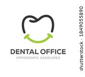 dental clinic logo design... | Shutterstock .eps vector #1849055890