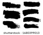 vector brush stroke. grunge... | Shutterstock .eps vector #1680399013