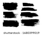 vector brush stroke. grunge... | Shutterstock .eps vector #1680399019
