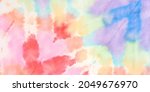 striped tie dye. magic fantasy... | Shutterstock . vector #2049676970