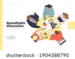 business discussion concept of... | Shutterstock .eps vector #1904388790