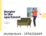Burglar In Apartment Concept Of ...