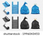 realistic plastic bags for... | Shutterstock .eps vector #1996043453