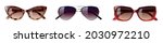 Realistic Sunglasses With...