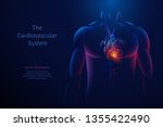 the cardiovascular system.... | Shutterstock .eps vector #1355422490