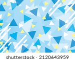 cute geometric background with... | Shutterstock . vector #2120643959
