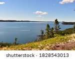 Small photo of Scenic coastal view on the Damnable walking trail, Eastport, Newfoundland and Labrador Canada