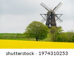 Traditional Dutch Windmill On...