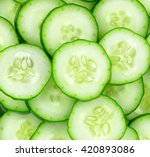 Fresh Cucumber Slices...