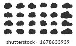 black clouds set. abstract... | Shutterstock .eps vector #1678633939