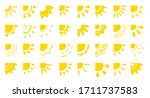 sun flat cartooon icons set.... | Shutterstock .eps vector #1711737583