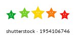 five mood indicator star ... | Shutterstock .eps vector #1954106746