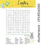 easter word search puzzle.... | Shutterstock .eps vector #1914016360