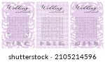set wedding word search puzzle... | Shutterstock .eps vector #2105214596