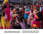 Small photo of Chinatown, Vancouver BC, Canada - January 22, 2023 : Following a two-year hiatus, the much anticipated return of Vancouver Chinatown's Lunar New Year parade finally arrived.