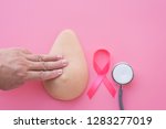 woman hand practice checking... | Shutterstock . vector #1283277019