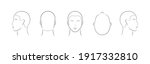 set of human head icons. head... | Shutterstock .eps vector #1917332810