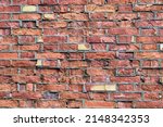 Detail of the brick wall in the castle, the Spielberk fortress, texture or background for further work
