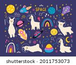 A Set With Space Llamas...