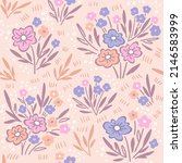 elegant floral pattern in small ... | Shutterstock .eps vector #2146583999