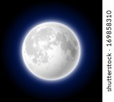 moon. vector. | Shutterstock .eps vector #169858310