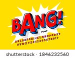 comic book style font design ... | Shutterstock .eps vector #1846232560