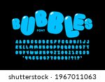 bubble style font design ... | Shutterstock .eps vector #1967011063