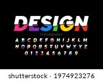 modern vivid colorful font ... | Shutterstock .eps vector #1974923276