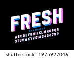 three dimensional style font... | Shutterstock .eps vector #1975927046