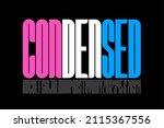 condensed style modern font... | Shutterstock .eps vector #2115367556