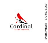Cardinal Bird Vector Logo...