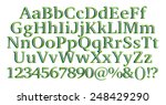 complete alphabet with digit... | Shutterstock . vector #248429290