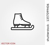 Skating Icon Vector Sign Symbol ...