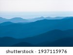 Blue Mountain Silhouettes In...