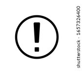 exclamation mark icon symbol... | Shutterstock .eps vector #1657326400