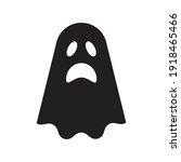ghost icon design isolated on a ... | Shutterstock .eps vector #1918465466