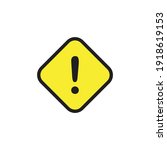 danger sign  warning sign ... | Shutterstock .eps vector #1918619153