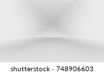 empty circular dark grey... | Shutterstock . vector #748906603