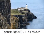 Small photo of Neist Point Lighthouse: A Beacon on the Rugged Cliffs of Isle of Skye