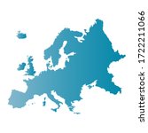 europe map on blue background... | Shutterstock .eps vector #1722211066
